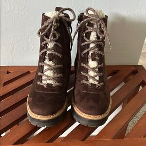 Michael Shannon Keegan  Dark Brown Lace-Up Boots . Size 6.5 . Never worn .